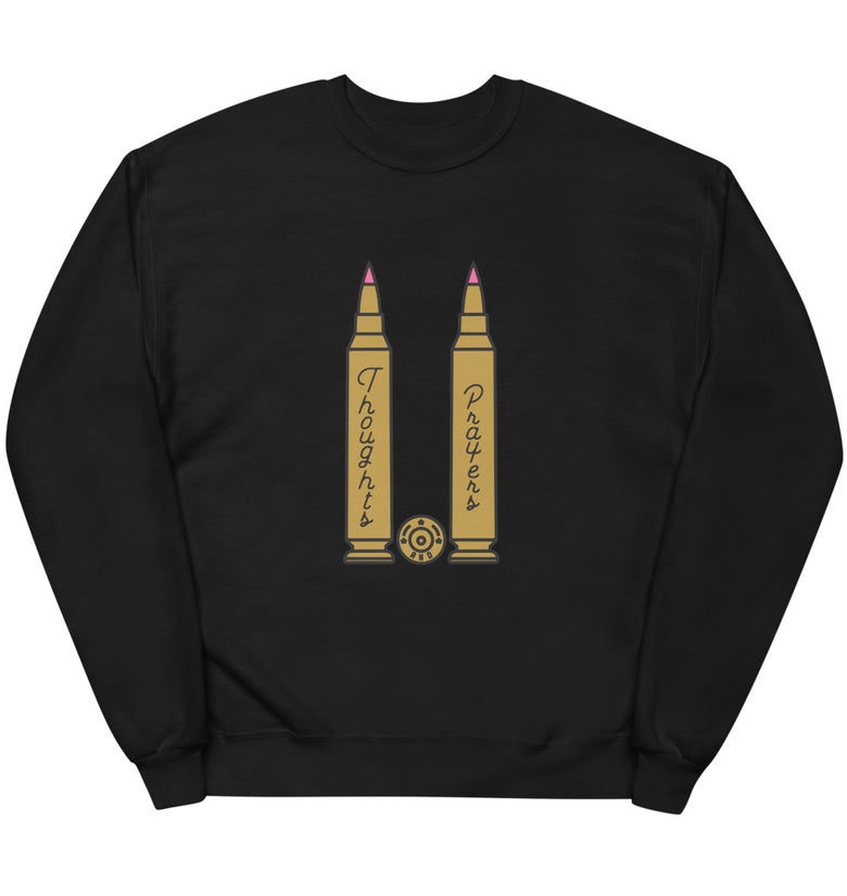 Thoughts and Prayers Unisex fleece sweatshirt