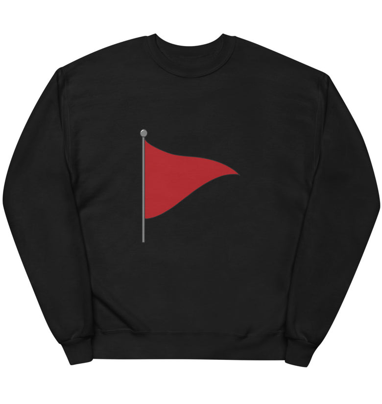 Red Flag Unisex fleece sweatshirt
