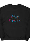 Stay Woke Unisex fleece sweatshirt