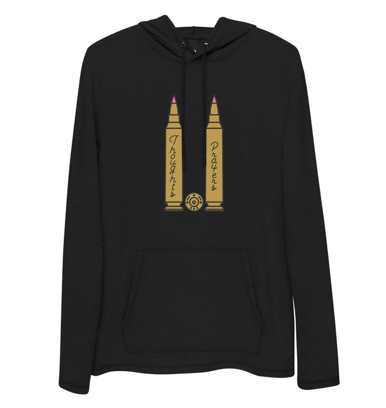 Thoughts and Prayers Unisex Lightweight Hoodie