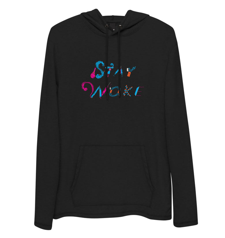 Stay Woke Unisex Lightweight Hoodie